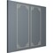 Ekena Millwork 28-in. W x 72-in. H Kepler Panel Moulding Kit Double Panel PMLKKP28X72B - alternate 4